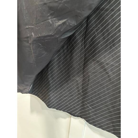 Ann Taylor Embroidered Pinstripe Wrap Skirt Size 4 - Picture 4 of 5